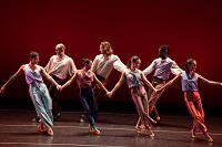 Mark Morris Dance Group in “You’ve Got to be Modernistic.” Photo by Julieta Cervantes.