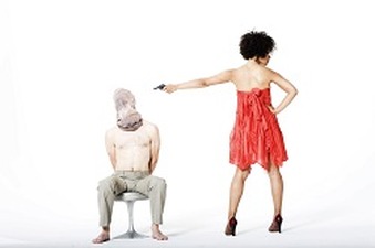 Sean Donovan and Leslie Cuyjet in Jane Comfort’s “An American Rendition.” Photo courtesy of Jane Comfort and Company.
